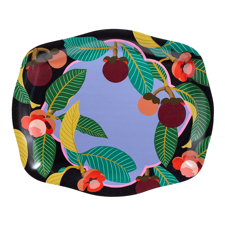 Gado Gado Mangosteen Platter Rococo by Kate Blairstone
