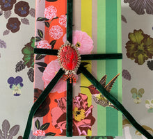 Load image into Gallery viewer, Camellia Stripe Giftwrap