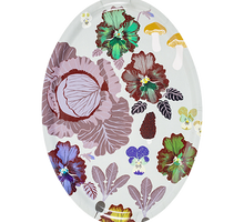 Load image into Gallery viewer, Pansy Oval Tray Kate Blairstone
