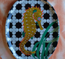 Load image into Gallery viewer, Seahorse Oval Platter by Kate Blairstone
