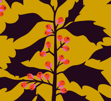 Load image into Gallery viewer, A holiday christmas giftwrap with holly by Kate Blairstone

