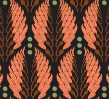 Load image into Gallery viewer, An art deco design of kelp giftwrap by Kate Blairstone

