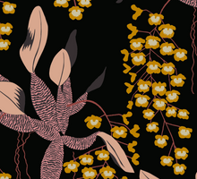 Load image into Gallery viewer, A moody orchid giftwrap by Kate Blairstone
