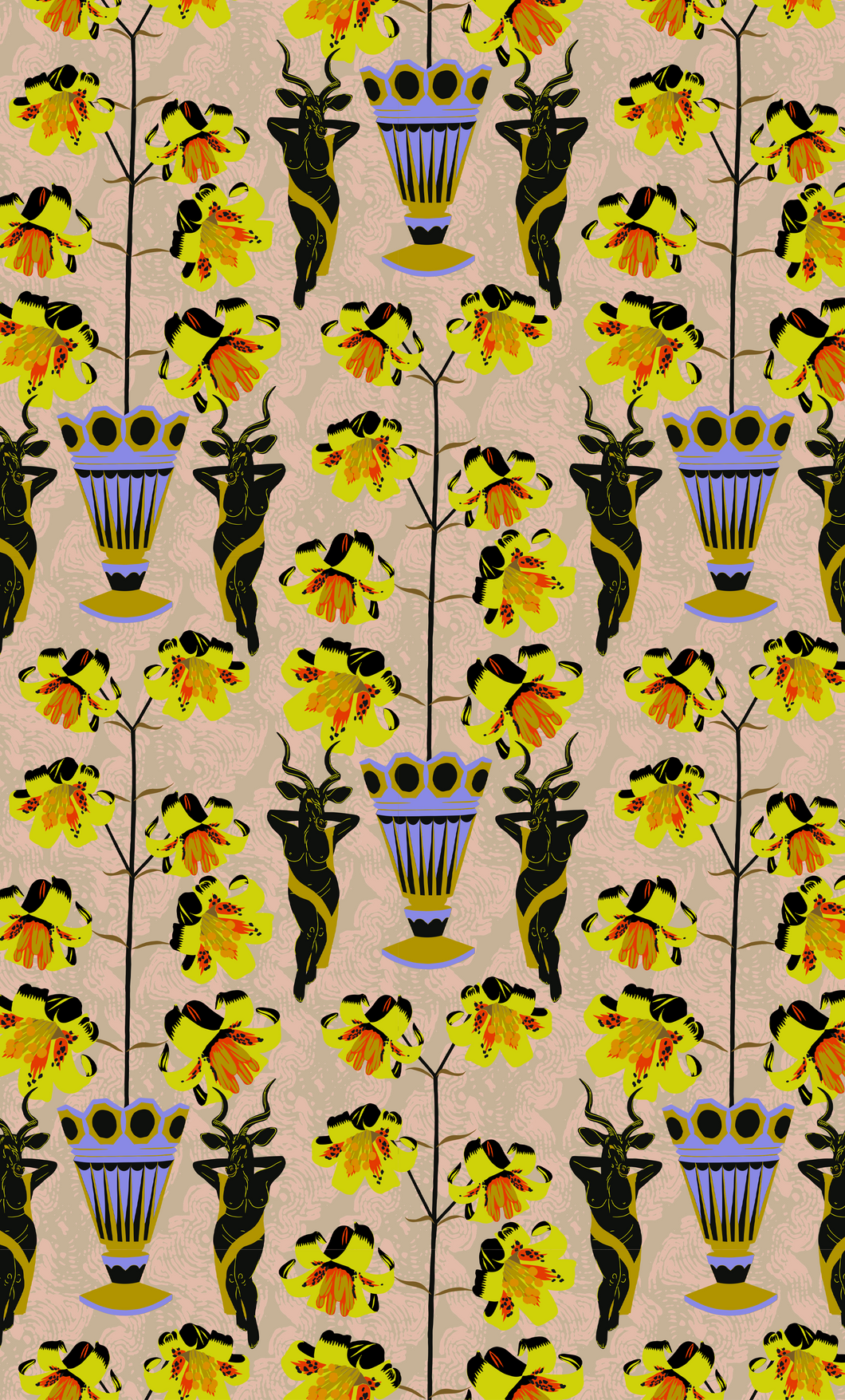 Goddess & Lily Vase Giftwrap