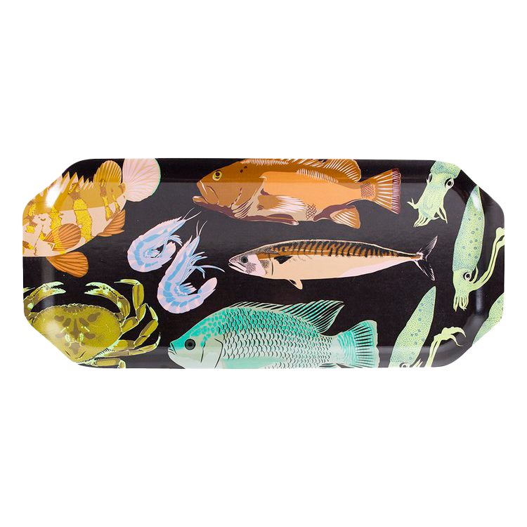 Sea Life Platter by Kate Blairstone